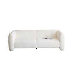 Tonson - Seater Sofa, Wave Design, Living Rooms, Bedrooms, Apartment Office - White