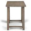 Sawhorse - Writing Desk - Distressed Gray - Image 2