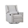 Pronto - Swivel Glider Recliner With Pillow - Blanco - Image 2