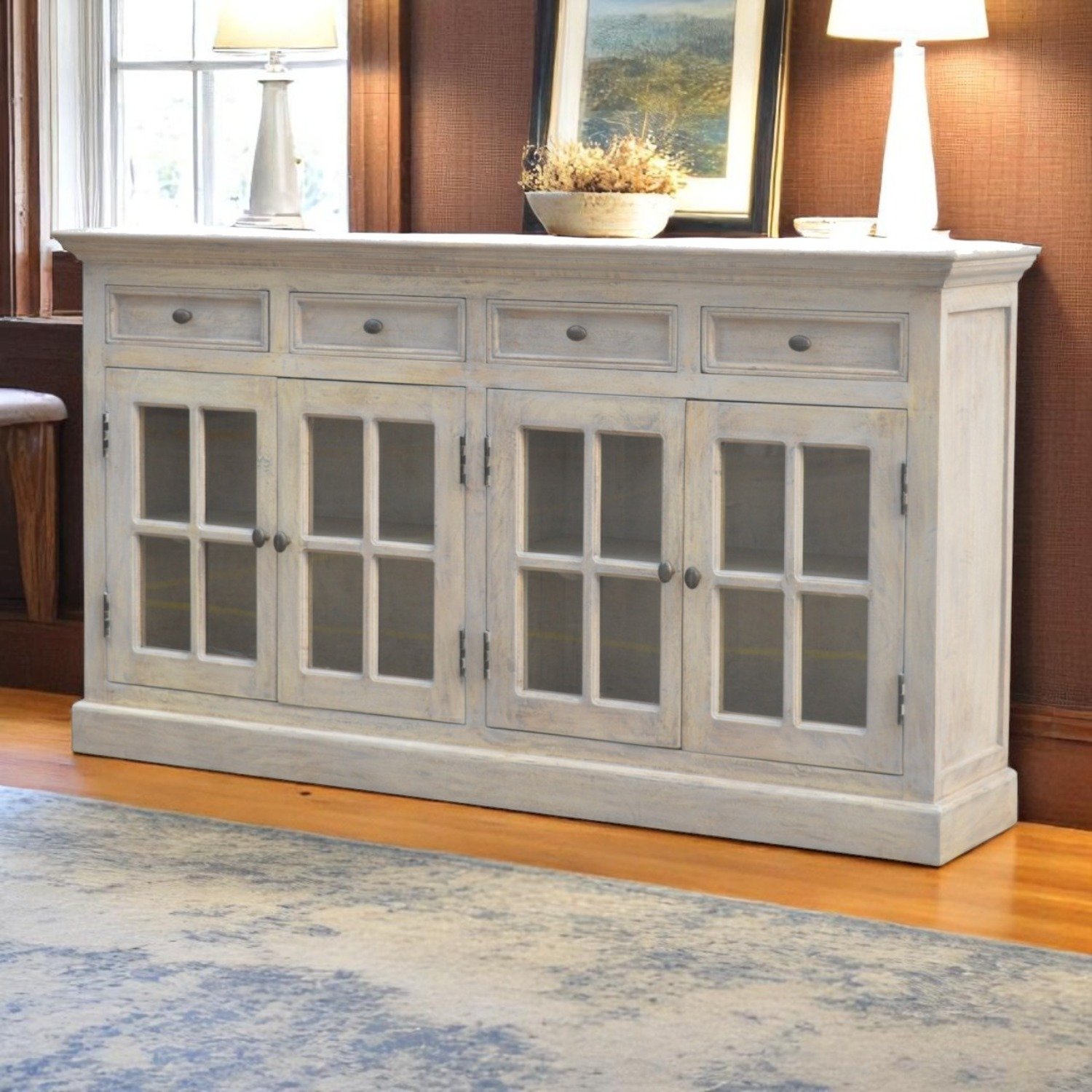 Acid - Glazed Sideboard - Gray - Image 2