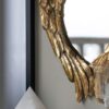 Wing Accent Mirror, Wall Mirror For Living Room - Gold - Image 6