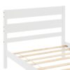 Twin Bed With Headboard And Footboard - White - Image 4