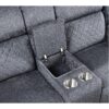 Alicia - Reclining Sofa Loveseat And Chair - Gray / Black - Image 5
