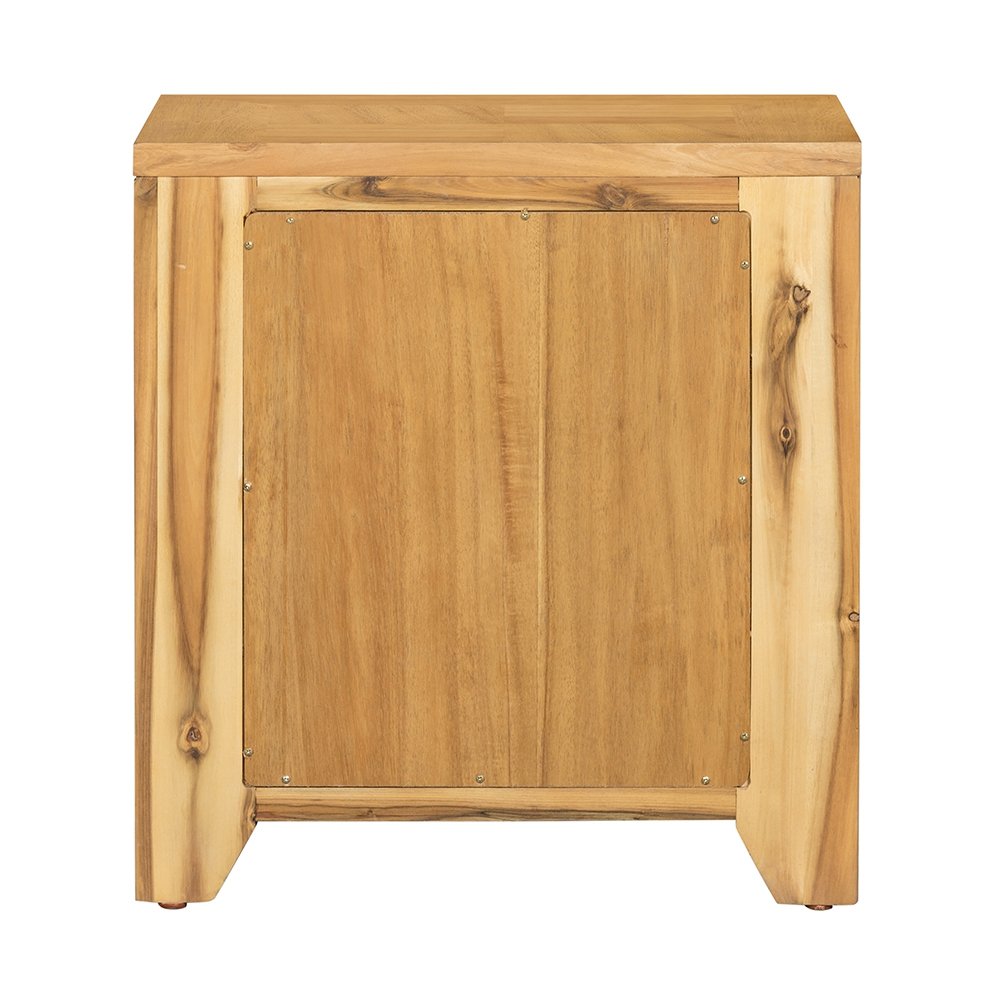 Nightstand - Natural Wood / Brown - Image 13