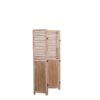 Panel Solid Wood Folding Room Divider - Natural - Image 11