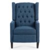 Manual Wing Chair Recliner - Blue - Image 7