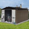 10'X8' Garden Sheds Outdoor Storage Sheds - Brown / Black - Image 3