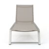 Myers - Modern Chaise Lounge Set With Adjustable Mesh Back - Gray - Image 7