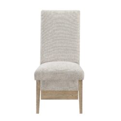 Stacey - Dining Chair With Extended Back (Set of 2) - Beige / Natural