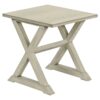 Accent End Table, Square, Transitional - White - Image 14