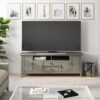 Redmond - TV Media Stand - Distressed Gray - Image 6