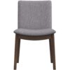 Laura - Mid-Century Modern Solid Wood Dining Chair (Set of 2) - Gray - Image 13