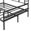 Full Size Daybed With Movable Desk, Grid, Shelves And Clothes Hanger - Black - Image 8