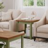 Vineyard - Side Table - Sage Green, Fruitwood - Image 5