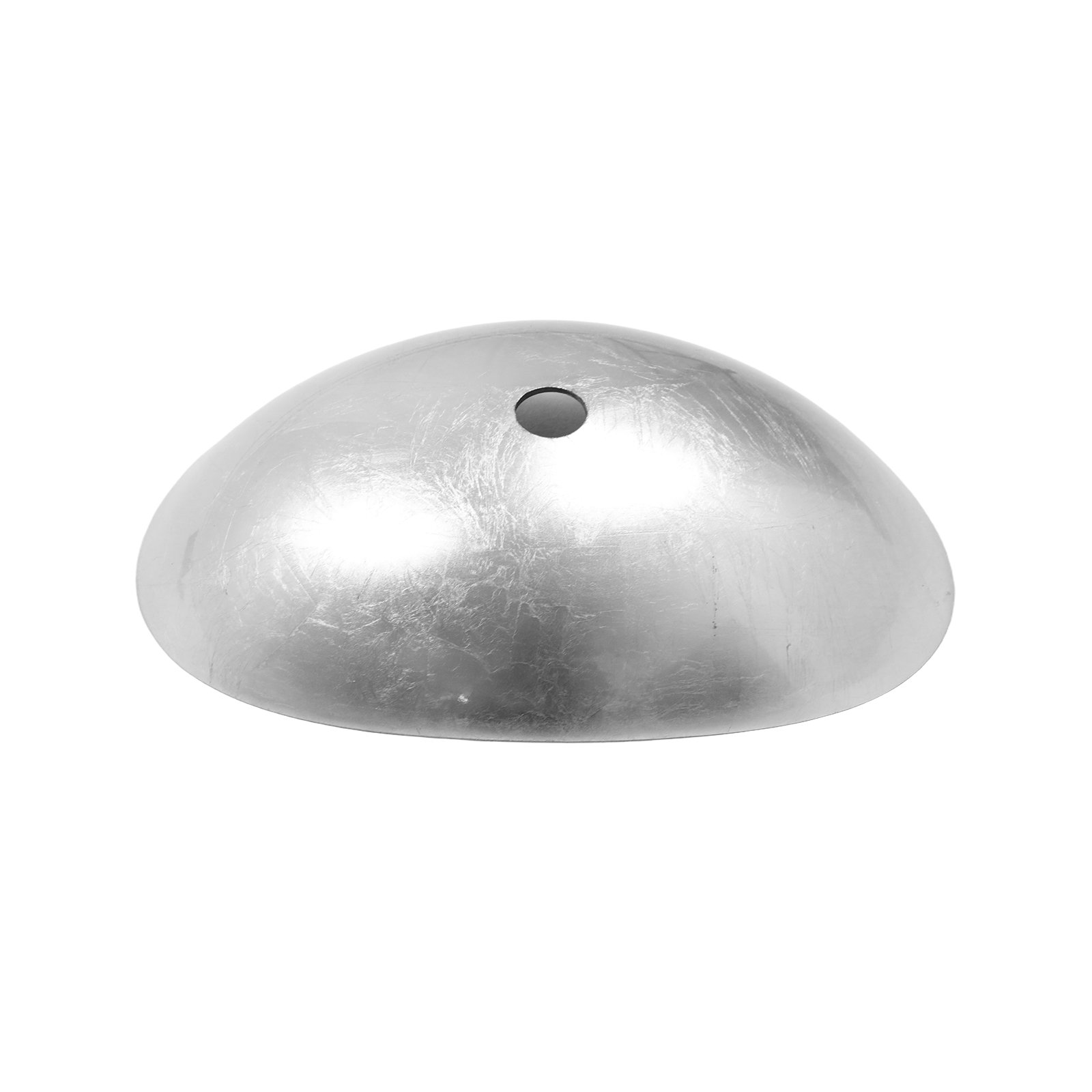 Vessel Sink With Pop Up Drain, Boat Shape Above Counter Bathroom Sink - Silver - Image 9
