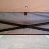 Outdoor 11X 11Ft Pop Up Gazebo Canopy With Removable Zipper Netting, 2 Tier Soft Top Event Tent, Suitable For Patio Backyard Garden Camping Area With 4 Sandbags - Brown - Image 13