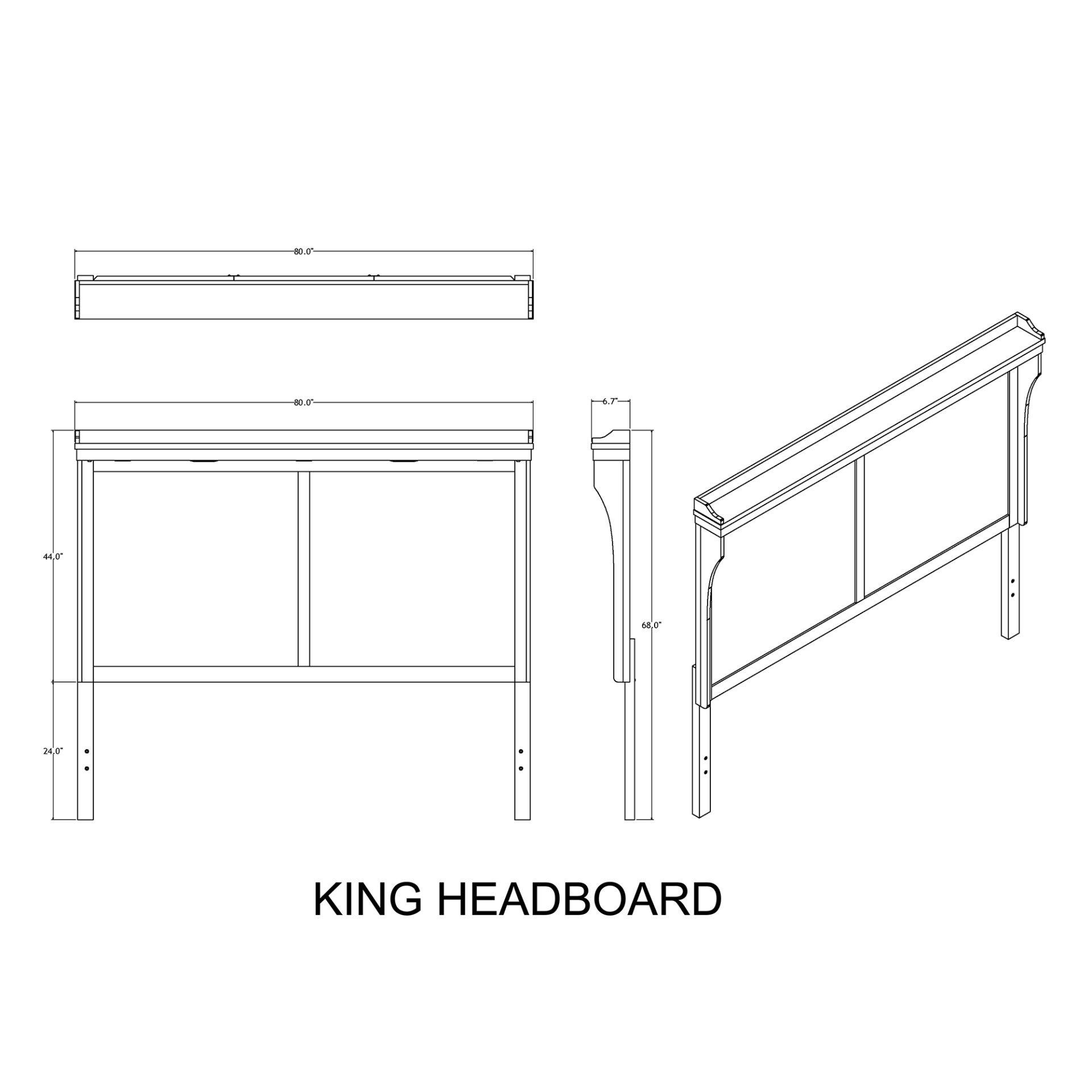 Augusta - King Bed With Lit Headboard, Panel, Low Profile, 5 Piece Set - Beige / Brown - Image 3