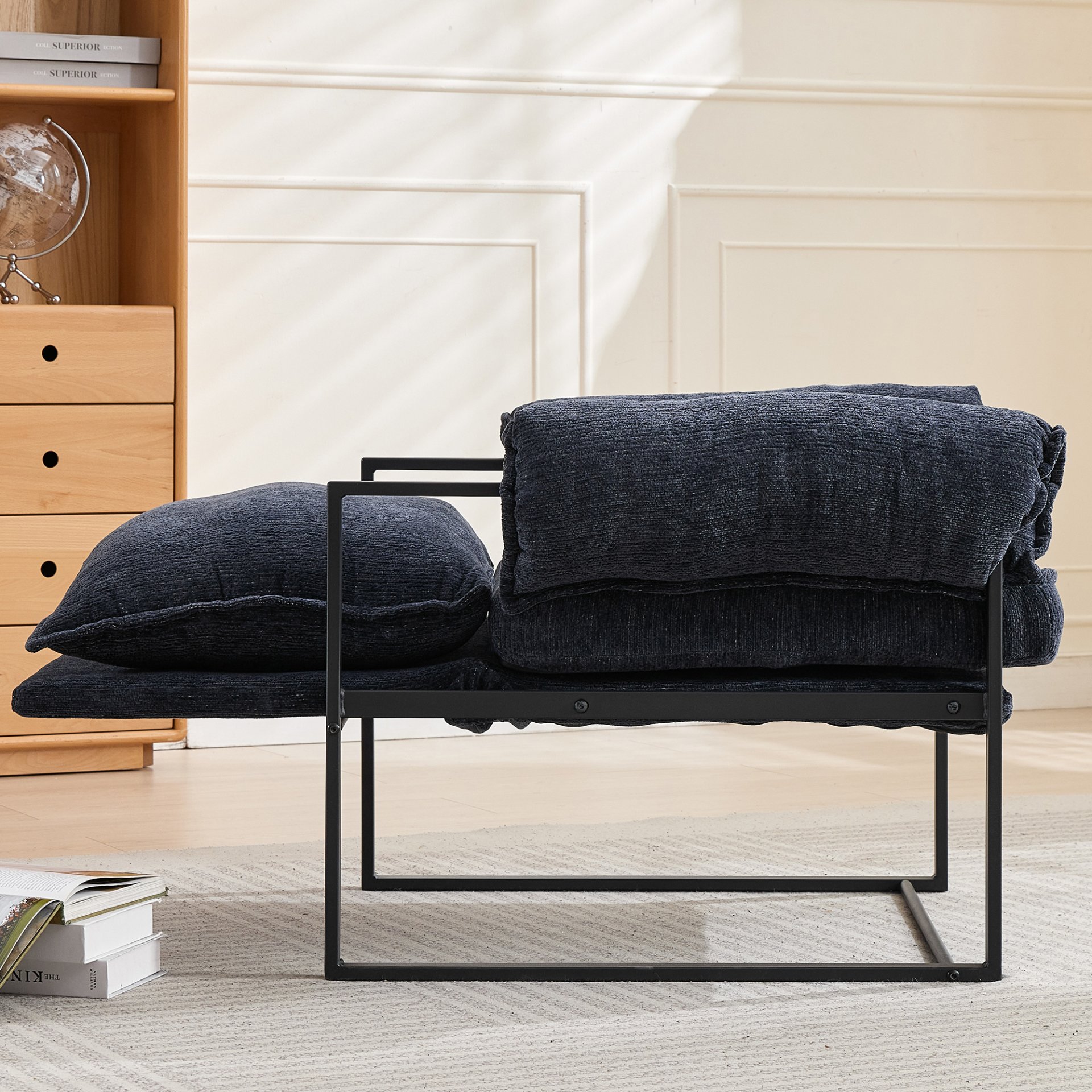 Adjustable Frame Sofa - Dark Blue - Image 6