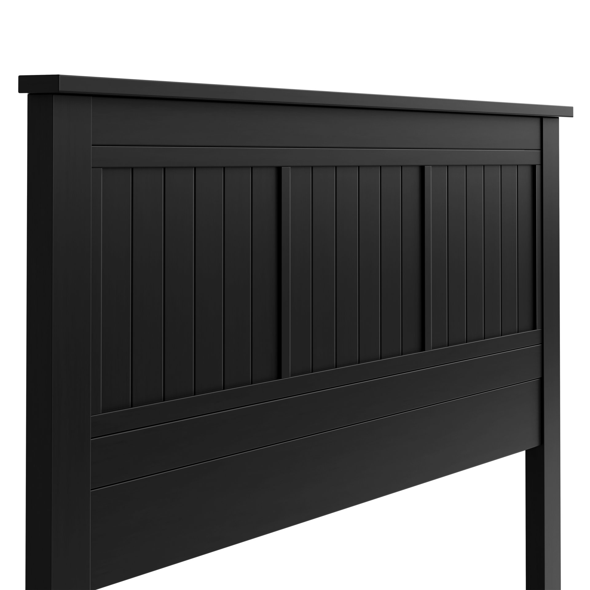 Walton - Queen Window Pane Panel Headboard - Black - Image 5