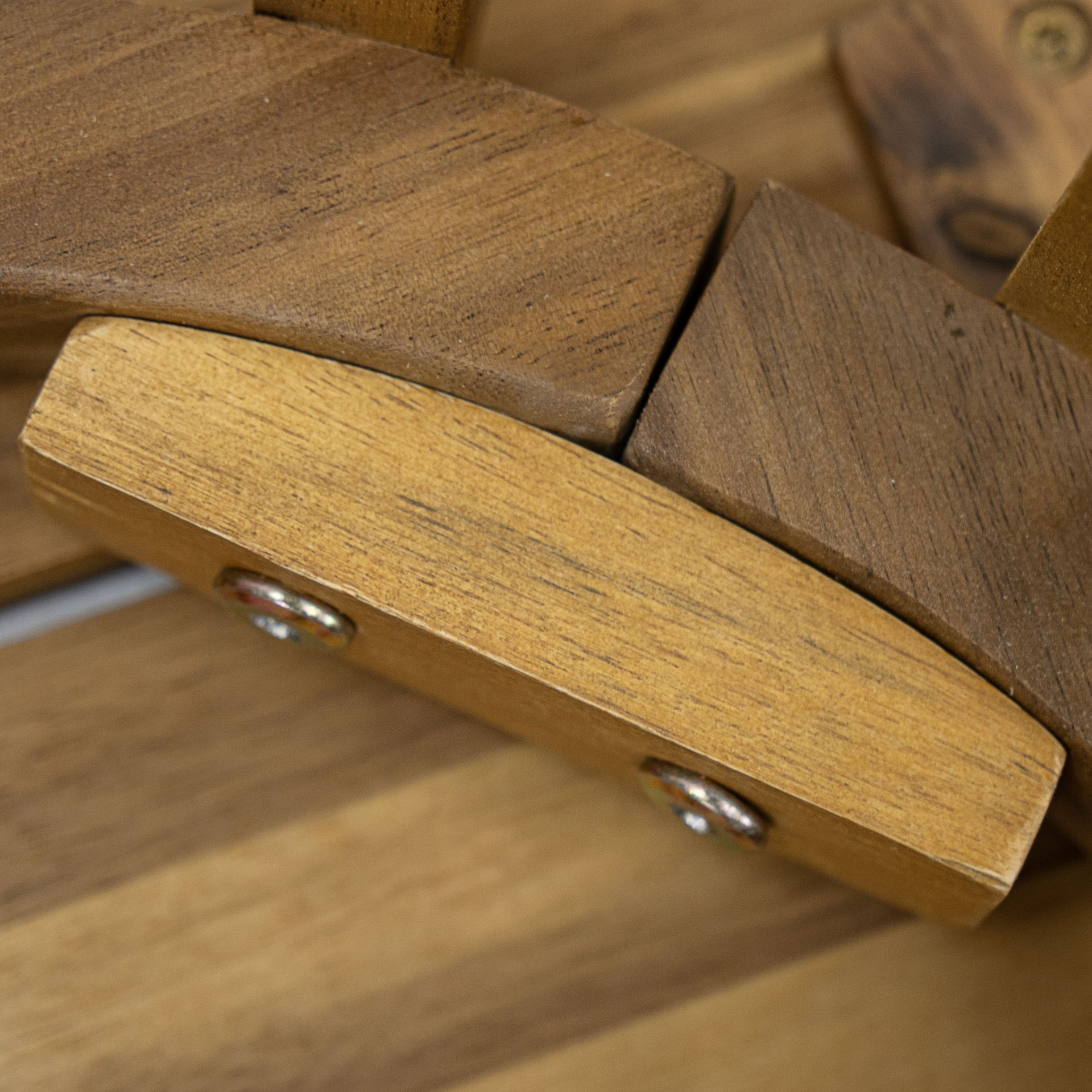 Outdoor Round Top Dining Table, Round Bistro Table - Teak - Image 10