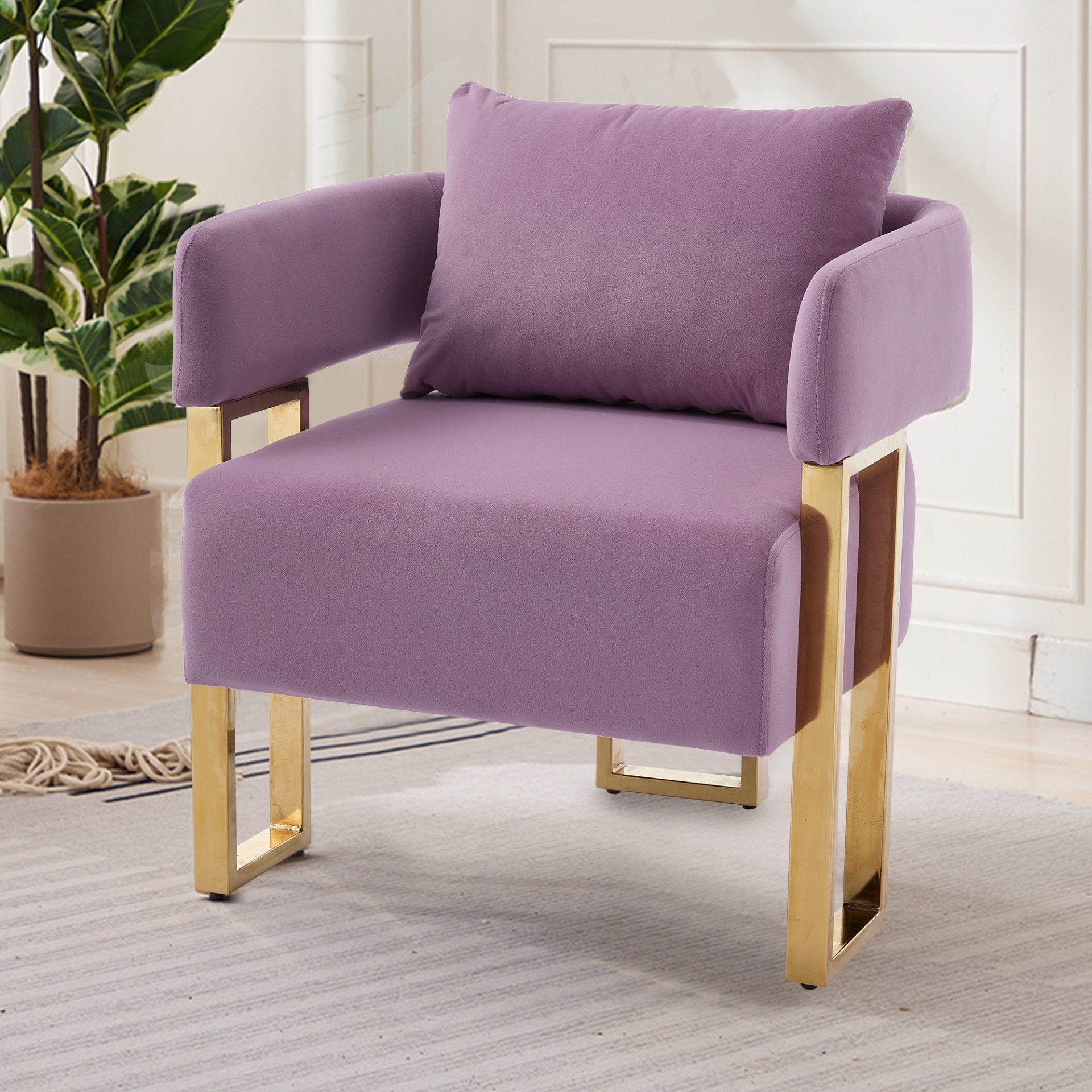 Decorative Chair (Set of 2) - Lilac - Image 7