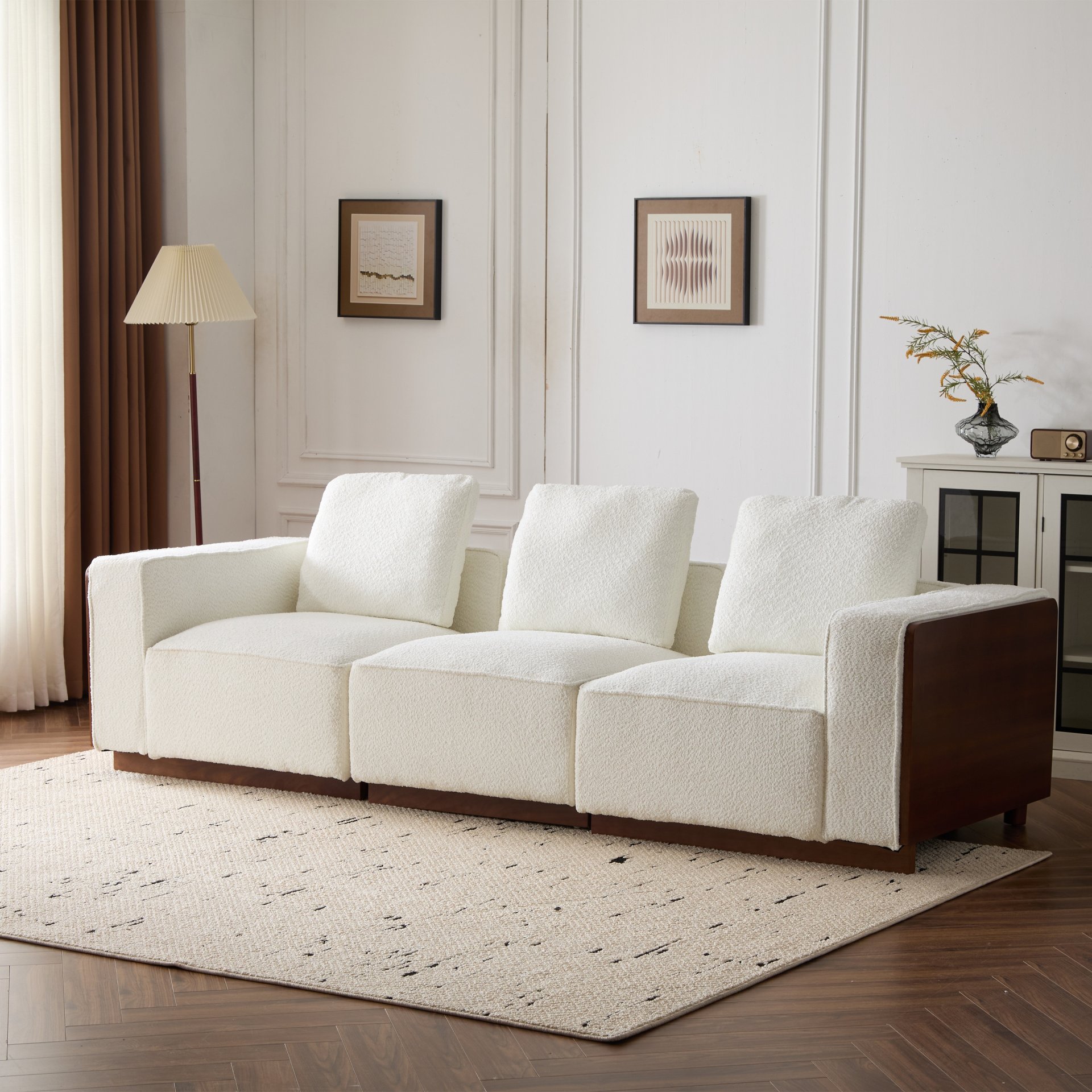 Chita - Modular Sectional Sofa, 3 Seater - Beige - Image 7
