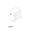 Beverly - 5 Piece King Bedroom Set With Cooler, Fluted Detailing, Partial, Low Profile Design, Spacious Drawers, LED Lights - Black White - Image 11
