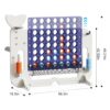 4 To Score Giant Game Set With Mesh Bag & Jumbo Connect 4 - White / Purple - Image 3