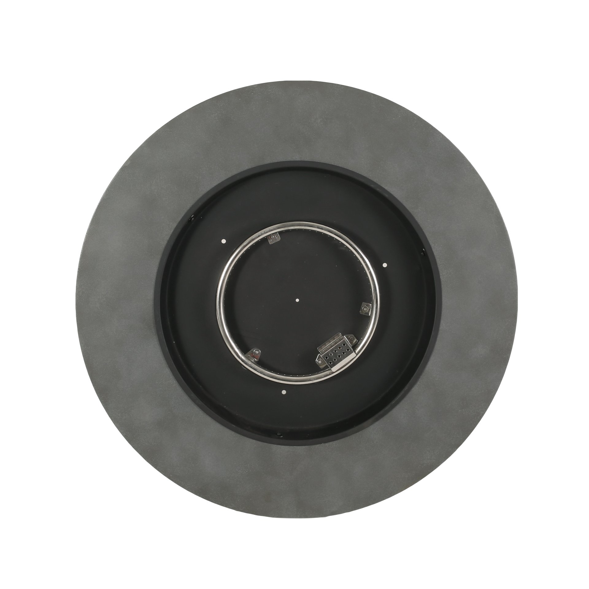Wellington - Round Iron Fire Pit With 40, 000 Btu Output - Stone Gray - Image 11