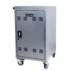 30 And 2 Bay Mobile School Charging Cart Station For Chromebook, Tablet And Laptop Computer With Power Strip Included - Silver - Image 4