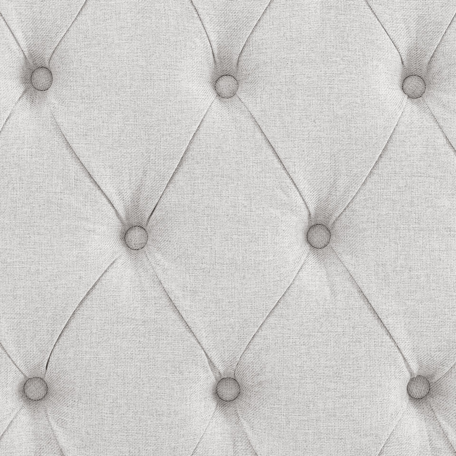 Mid Century Upholstered Tufted Daybed With Trundle Button And Copper Nail Accents Twin Size Linen - Beige - Image 11