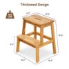 2 Step Stool, Indoor / Outdoor Use - Acacia Wood - Image 3