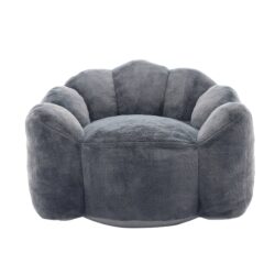 Lotus Compression Sofa Bean Bag With Pull Ring - Gray