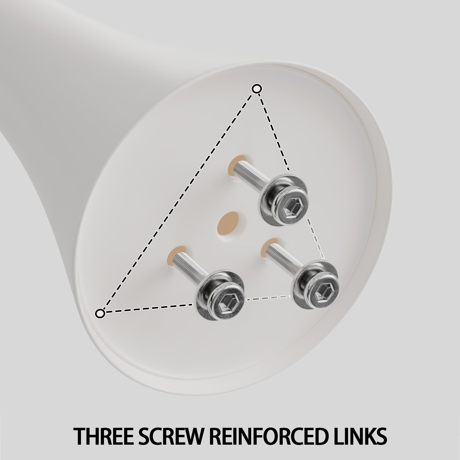 Round Dining Table For 2 - 4 People - White - Image 16