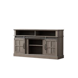 TV Stand With Storage Cabinet And Shelves, TV Console Table Entertainment Center For Living Room, Bedroom - Gray