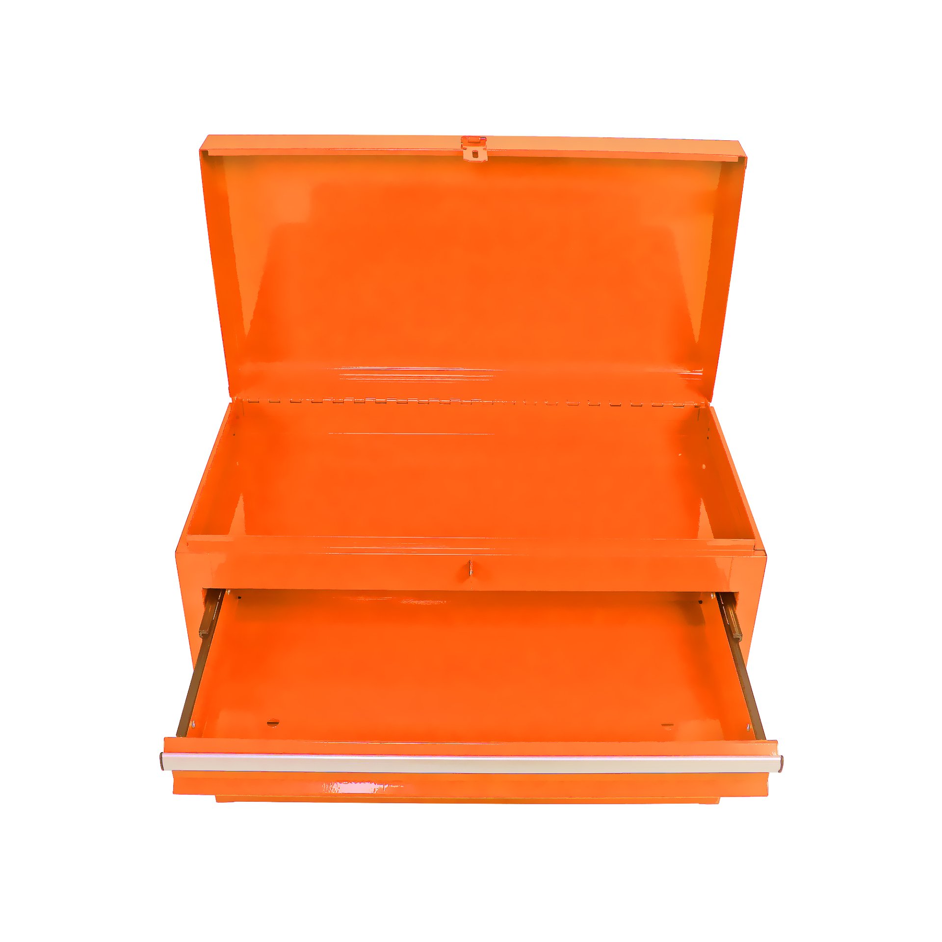 Rolling Tool Chest, 5 Drawer Tool Box Organizer With Lockable Wheels & Sliding Drawers & Detachable Top & Adjustable Shelf, Tool Storage Cabinet For Garage Workshop - Orange - Image 10