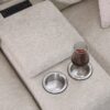 Nyeisha - Upholstered Sofa & Chaise - Beige - Image 6