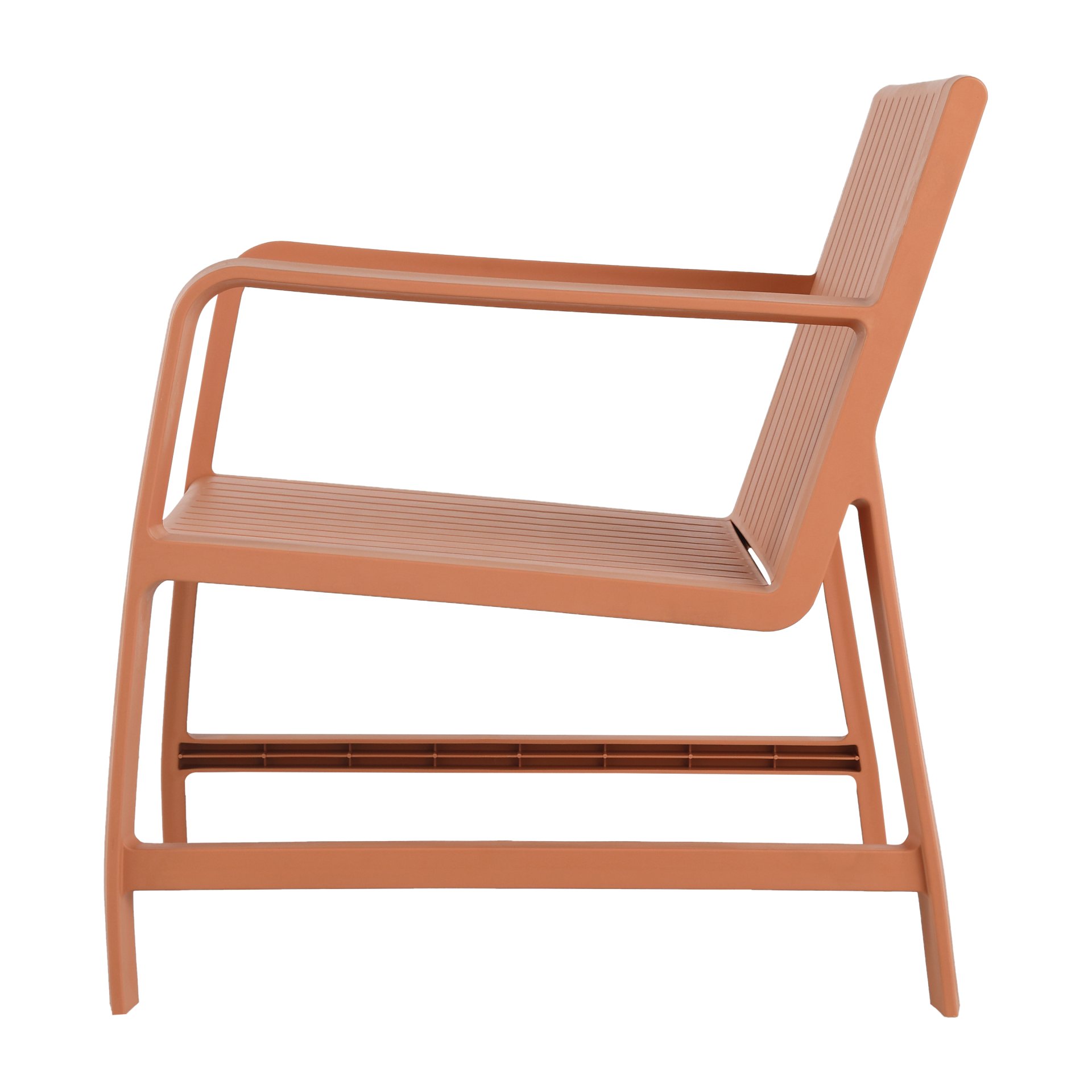 2 Piece Indoor / Outdoor Furniture Set (1 Chair And 1 Coffee Table), UV Resistant, Waterproof And Durable - Apricot Brown - Image 13
