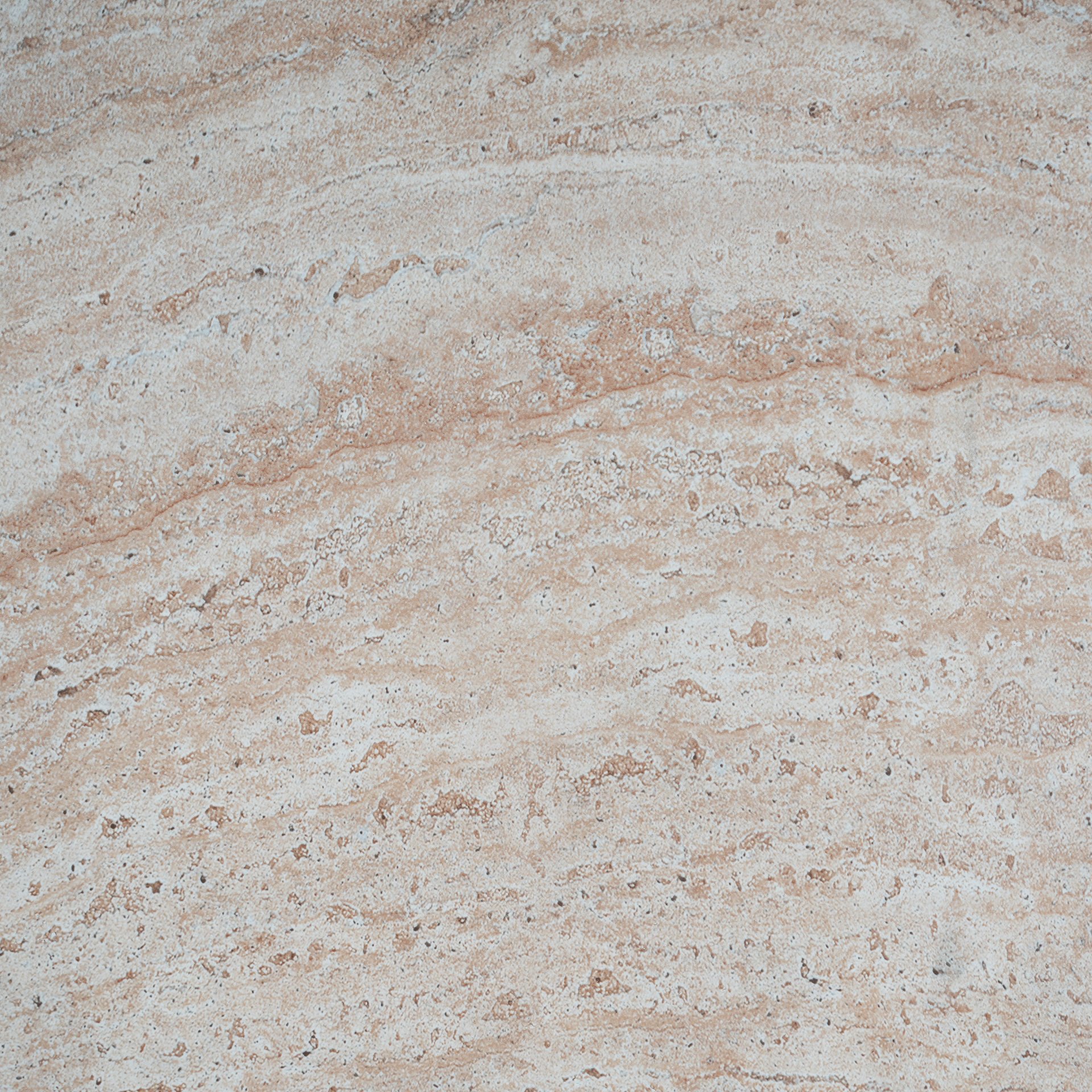 Elegant Indoor / Outdoor Lightweight Concrete Side Table With Travertine - Beige - Image 9