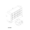 Beverly - 5 Piece King Bedroom Set With Cooler, Fluted Detailing, Partial, Low Profile Design, Spacious Drawers, LED Lights - Black White - Image 8