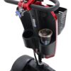 Max Plus - 4 Wheels Outdoor Compact Mobility Scooter With 2 Pieces X 20Ah Lead Acid Battery, 16 Miles, Cuo Holders & USB Charger Port - Red - Image 5