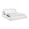 Archie Puffy Grounded - King Upholstered Platform Bed - Almond White - Image 17