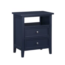 Weston - 2 Drawer Nightstand - Dark Blue