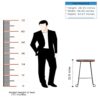 Industrial Chunky Bar Stool - Chestnut - Image 10