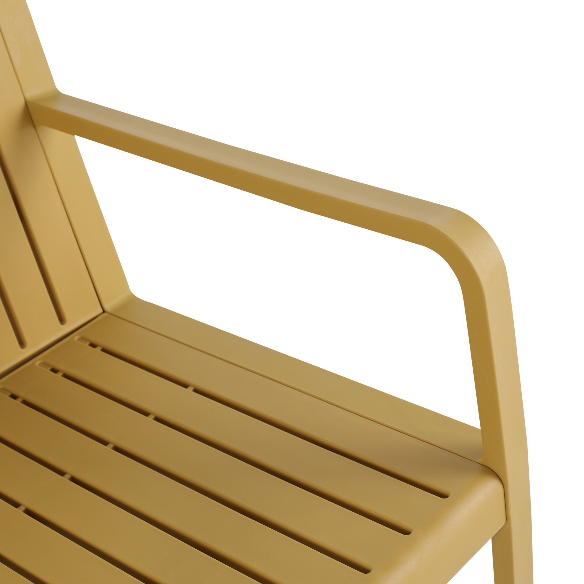 2 Piece Indoor / Outdoor Furniture Set (One Chair And 1 Coffee Table), UV Resistant, Waterproof And Durable - Brick Yellow - Image 14