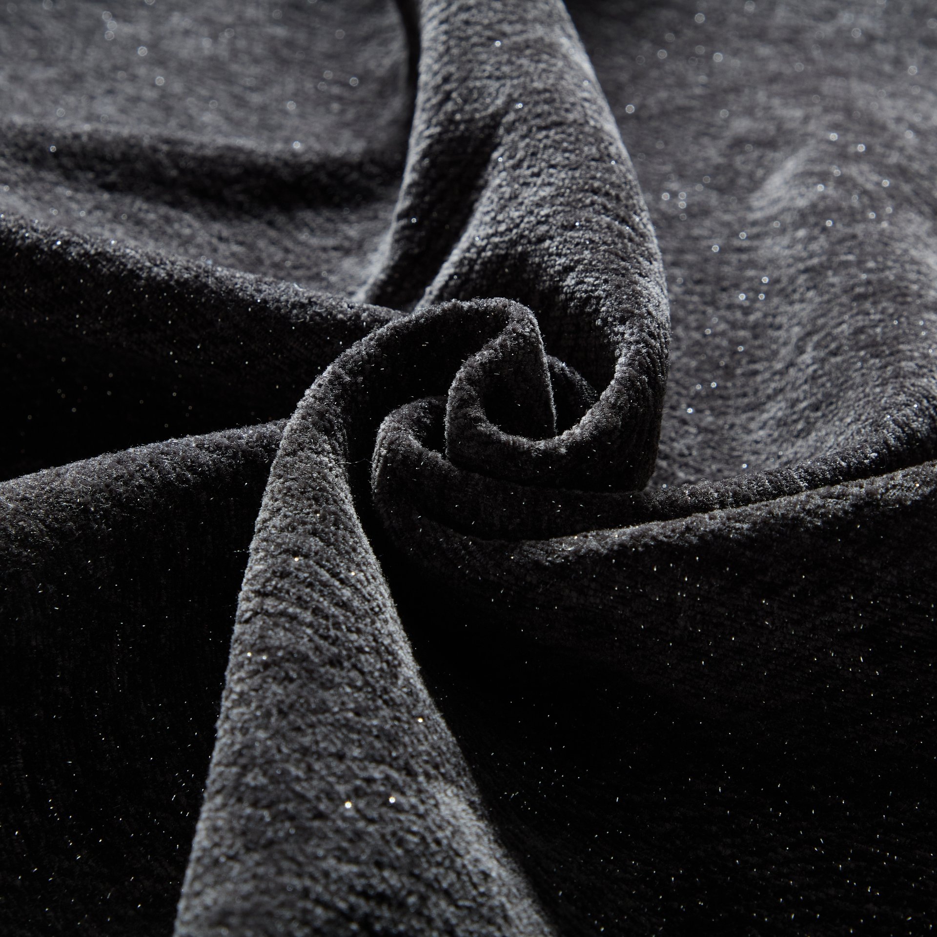 Modern Oversized Modular Sectional Sofa, Sparkling Chenille Fabric Soft Cushion Sofa With 2 Pillows, Diy Combination Tufted Sofa, No Assembly Required - Black - Image 5