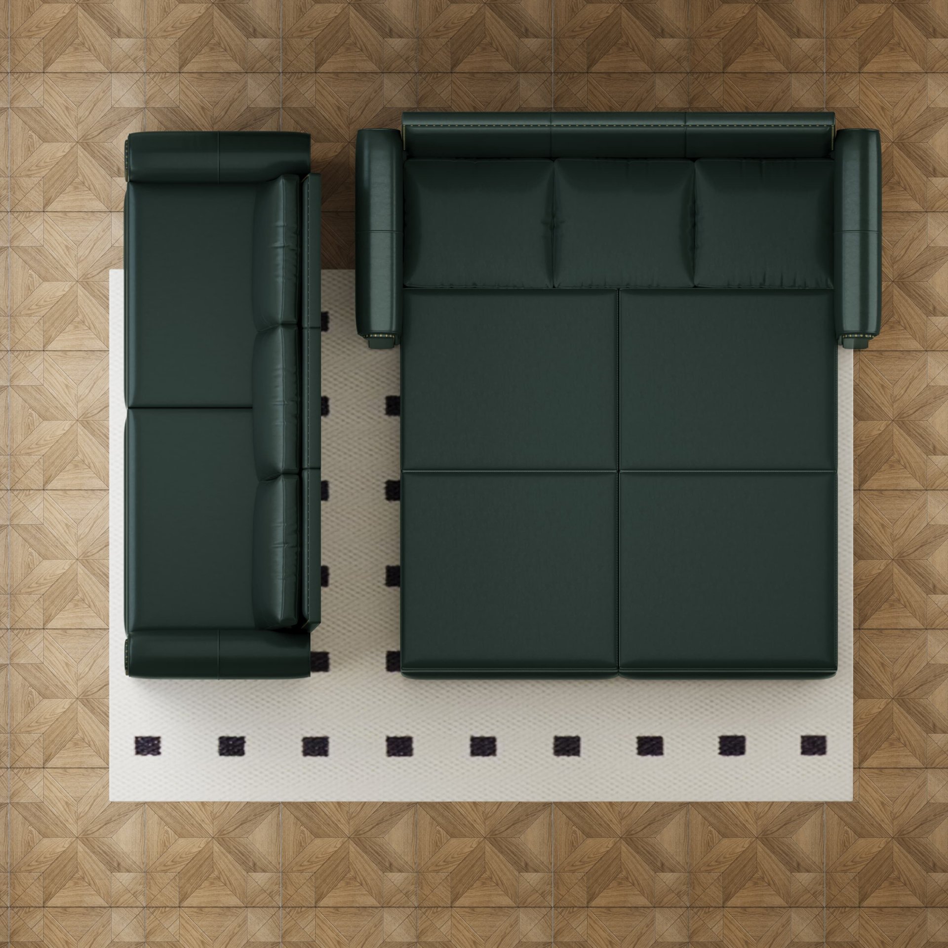 Pull Out Sofa Bed, 3 In 1 Convertible Sleeper Sofa With Nailhead Trim & Rolled Arm, Multi Functional Sofa Bed For Living Room, Bedroom, Apartment, Office - Green - Image 8