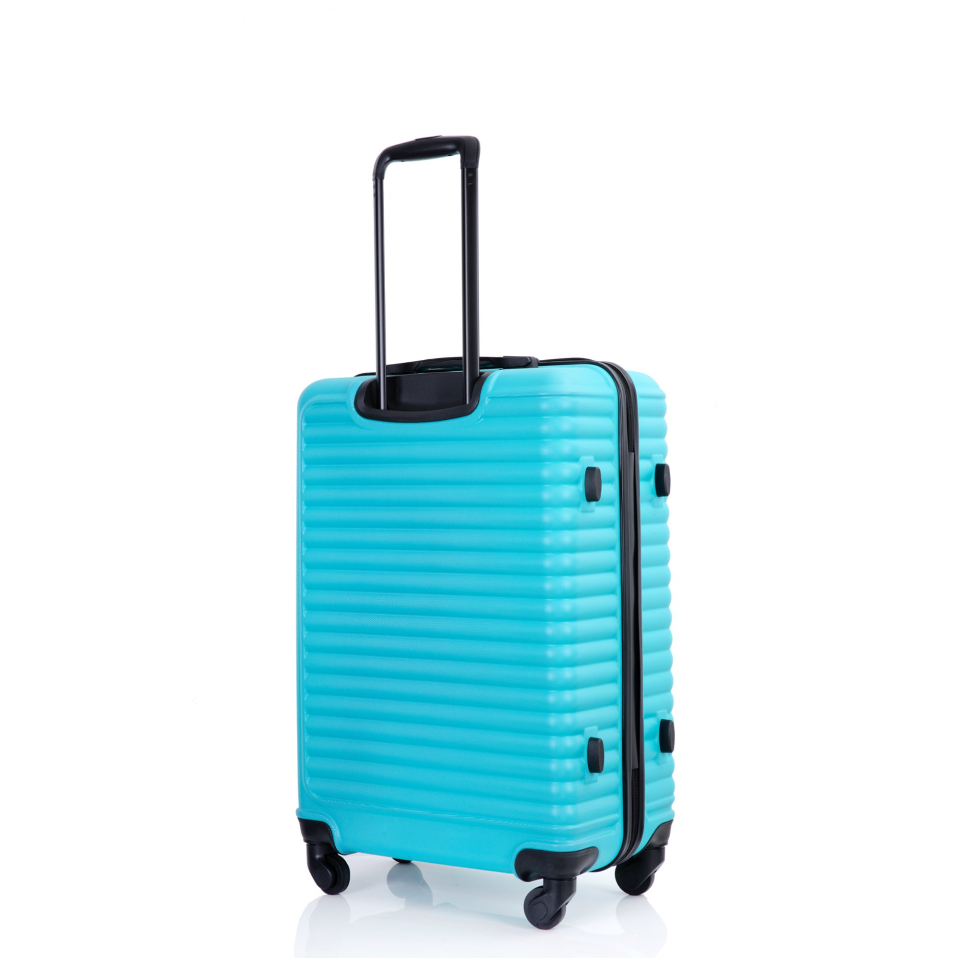 3 Piece Luggage Sets Lightweight Suitcase With Two Hooks, Spinner Wheels, Tsa Lock, (20/24/28) - Turquoise - Image 5