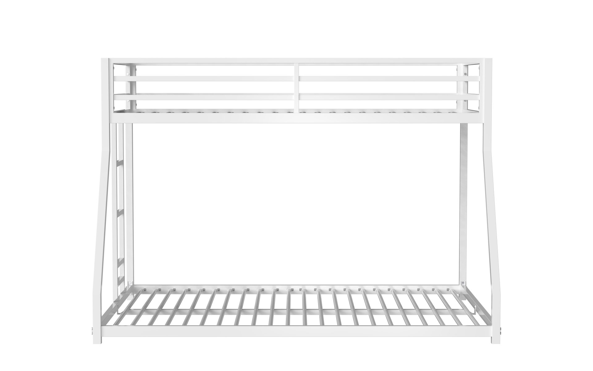 Adam - Twin Over Full Metal Bunk Bed - White - Image 22