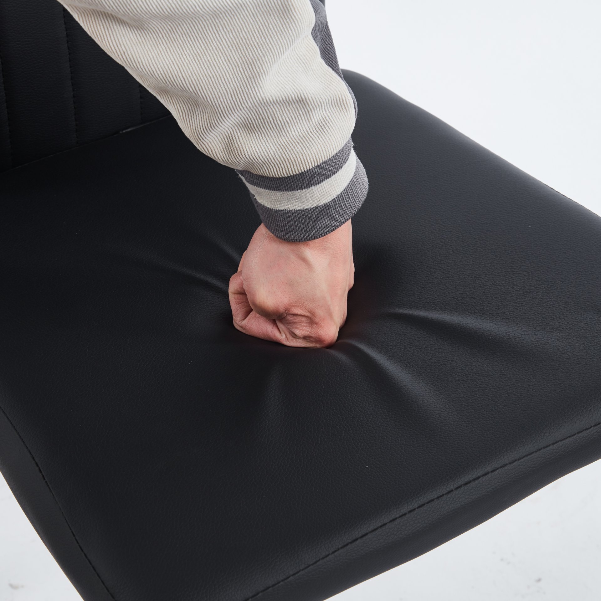 Dining Chair Design For Living Room, Kitchen (Set of 4) - Chrome - Image 13